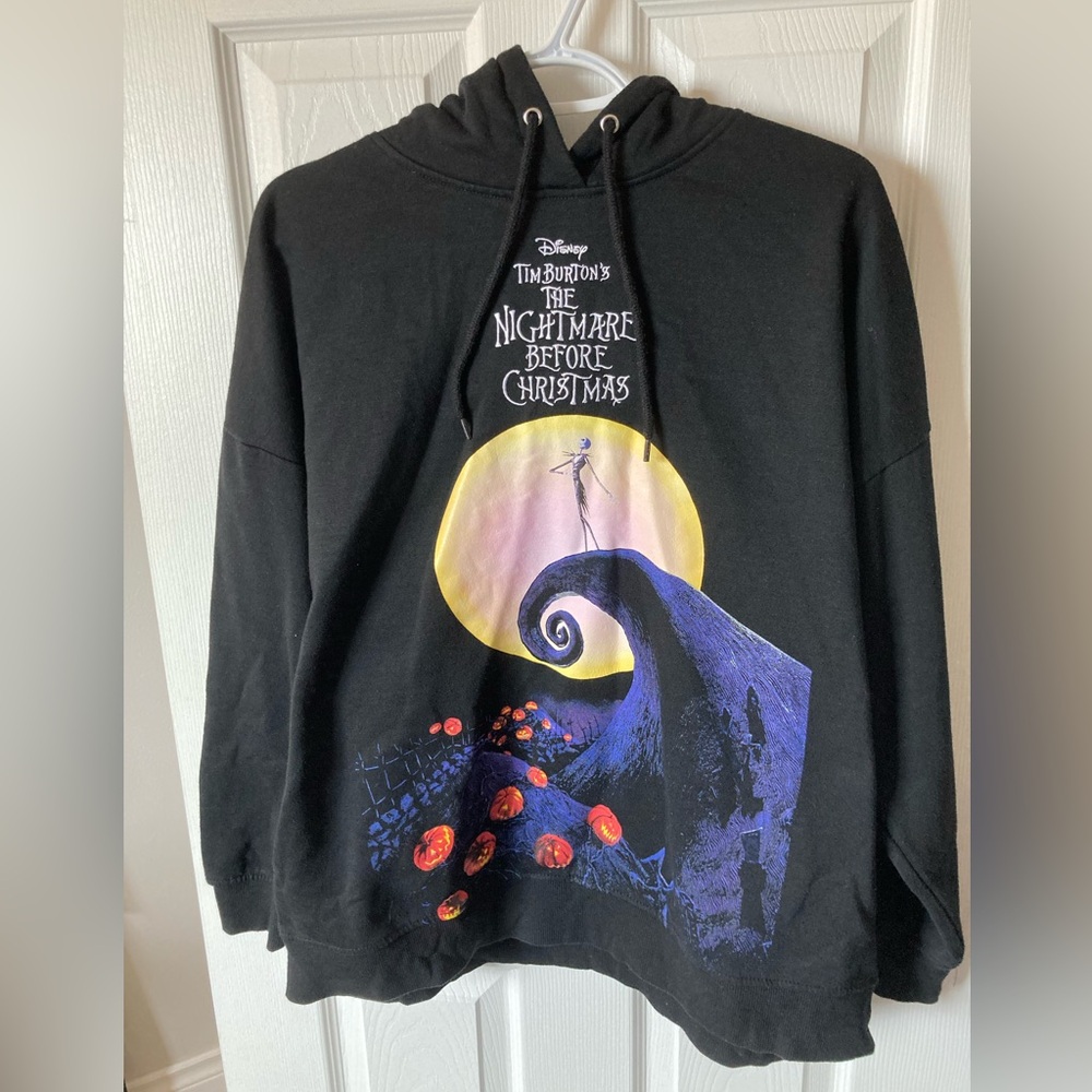 Nightmare Before Christmas Hooded Sweatshirt in Like-New Condition